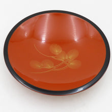 Load image into Gallery viewer, Wajima paint sinking pine cake device / chopstick set 八 Eight -sided pottery type vermilion vermilion Kakuno Iwazuji Inspected dishes