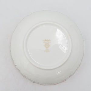 NORITAKE Noritake Tableware Wedding Mall 21cm Salad Ball Pattern Ribbon White Green