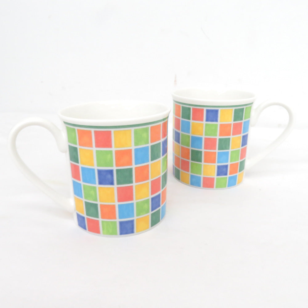 Villeroy & BOCH (Billeroy and Boh) Twist Alea Verde 2 pieces Set Pair Mug Box