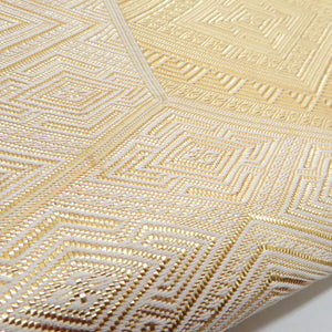 Back Obi Hoto Aya Saga Nishiki Shinko Word Pure silk gold gold thread All pattern pure silk formal tailoring kimono band length 430cm