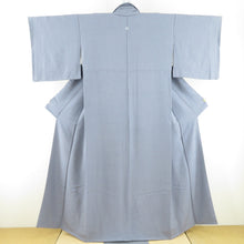 Load image into Gallery viewer, Izumi Komon Supervised Popular Popular Bottled Wide Collar Blue Gray Color Pure Silk Silen One Crest Casual Kimono Star Stim Power 154cm