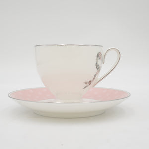 NARUMI Narumi Tableware Felicita! Cup & Saucer Couple Coffee Set Pink Blue