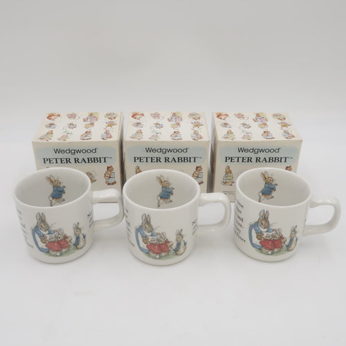 Wedgwood Peter Rabbit Bicemag Cup 3 Set Old British Rose Rose Woodet Wedgewood Wedgewood