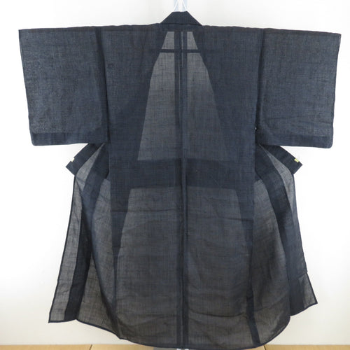 Men's kimono for men's summer Hamoto Kazunoi Giants Kasuri single -sized black -colored summer tailoring 146cm