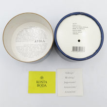 Load image into Gallery viewer, KOSTA BODA ATOLL Candle Holder Blue Costaboda Sweden