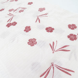 Obi -fried pure silk pure gauze summer baddy with a dragonfly crest 100 % silk length 163cm