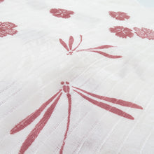 Load image into Gallery viewer, Obi -fried pure silk pure gauze summer baddy with a dragonfly crest 100 % silk length 163cm