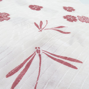 Obi -fried pure silk pure gauze summer baddy with a dragonfly crest 100 % silk length 163cm