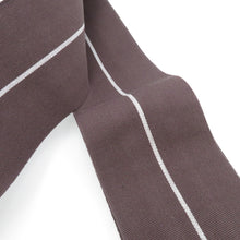 画像をギャラリービューアに読み込む, 角帯 綿100％ 綿角帯 日本製 献上柄 こげ茶×白色 紳士 男性用 定番 浴衣帯 メンズ 男帯 着物 和装 長さ400cm