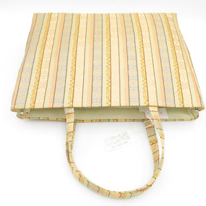 Japanese Bag Bag Kyoto Manli Koji Brocade Back Back Back Vertical Striped Karaba Gold Hand -Produced Bag Tote Bag Formal Outing Made in Japan