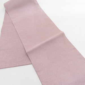 Back belt spelled pure silk silver pink pink silver pure silk pure silk formal tailoring kimono band length 430cm