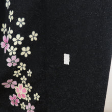 Load image into Gallery viewer, Kimono Silk Red x White x Black Gin -dori Tsuji Tsuji Popular Lined -collar Graduation Graduation Formal Tailoring Kimono Star Hall