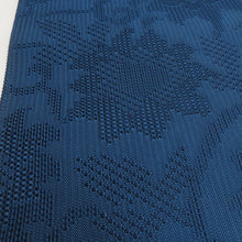 Load image into Gallery viewer, Nagoya obi -obi Polyester Summer Classes Blue Eight -dimensional Obi Hana Hanakusa Fabric Japanese Pattern Unonfigurated Product Length 440cm