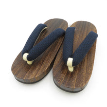 Load image into Gallery viewer, Clogs Yukata Kiri Clags 24.5cm Ichimatsu Nin, Nin Nin, Blood Black Brown Ladies Casual Women&#39;s Footwear Summer