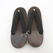 Load image into Gallery viewer, Clogs Yukata Kiri Clogs 24.5cm Nostrich Nostro Black Brown Ladies Casual Women&#39;s Footwear Summer