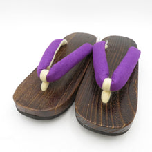 Load image into Gallery viewer, Clogs Yukata Kiri Clogs 25.5cm Ashitako Nin Ninoso Purple Brown Ladies Casual Women&#39;s Footwear Summer