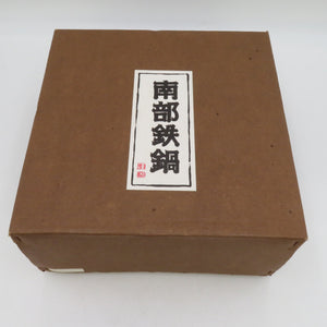 Nanbu Iron Equipment Nambotecchi Cooking Equipment Otofibudo South Sukiyaki Pot Southern Nambu Nanpungla Lid Box with lid