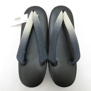 Sandbody urethane sandals black beige x gray whaling nasal long length 24.0cm Ladies footwear urethane sole casual