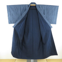 Load image into Gallery viewer, Men&#39;s kimono dressing pongee pongee gray gray blue pure silk male men&#39;s tailored men&#39;s tailoring kimono men