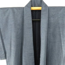 Load image into Gallery viewer, Men&#39;s kimono dressing pongee pongee gray gray blue pure silk male men&#39;s tailored men&#39;s tailoring kimono men