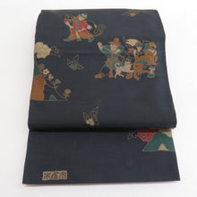 Load image into Gallery viewer, Nishijin Oriba Subasige Salon Kiya Taikiya Taiki Sil Sil Silk Landscape Wenty Dense Glay Six -Passed Casual Kimono Obi Length 432cm