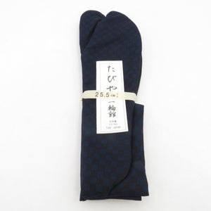 Male pattern tabi 25.5cm black blue city pine pattern Black Japan Made in Japan 100 % cotton 4 pieces Men's tabi casual