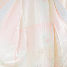 Load image into Gallery viewer, Tsubasa Tsubaki crest blurred pink pure silk silk collar sleeves Musoujinjujin