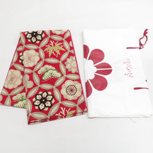 Load image into Gallery viewer, FURIFU Furifuru Back Obi Zabi Zoukotake Siwatani Siwattle Six -Pattern Red Food Sleeve Casual Casual Kimono