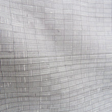 Load image into Gallery viewer, Tsumugi Kimono Yuki Tsumugi Stock Paper on Okushun Okushu flat weaving lined lined lined lined, striped, lattice blur pure silk pure silk pure gray gray Casual Casual height 167cm unused item