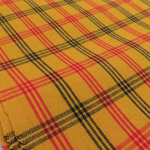 Clear Kimono Wool Lattice Yellow Unsuzable Women Kimono Kimono Fabric Handmade Material Length 1200cm