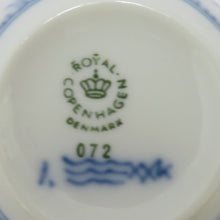 画像をギャラリービューアに読み込む, Royal Copenhagen ロイヤルコペンハーゲン 食器 ブルーフルーテッド プレイン ペアカップ＆ソーサー 2客セット 美品