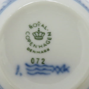 Royal Copenhagen ロイヤルコペンハーゲン 食器 ブルーフルーテッド プレイン ペアカップ＆ソーサー 2客セット 美品