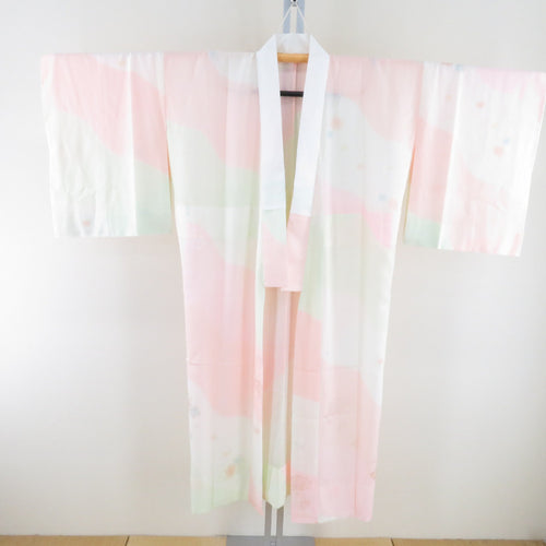 Ban peony crest pastel color 3 colors pure silk silk collar sleeves Musou long undergarment