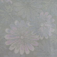 Load image into Gallery viewer, Tsumugi Kimono Oshima Tsumugi Silk Green Flower Pattern Bee Casual Casual Kimono Tailor