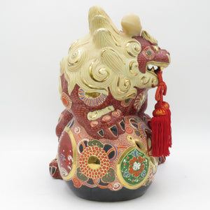 Kutani ware antique / folk crafts No. 12 Treasure Lion Kutani Daikichi Lion Lion Lion Lion Lion Lion