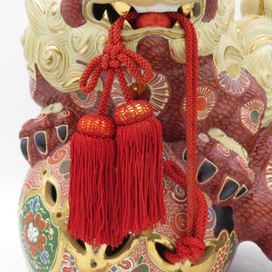 Kutani ware antique / folk crafts No. 12 Treasure Lion Kutani Daikichi Lion Lion Lion Lion Lion Lion