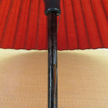 Load image into Gallery viewer, Japanese umbrella Japanese -paper -paper -paper -eye snake eyes umbrella Solid Red Kyo Umbrella Ban umbrella Umbrella Umbrella Umbrella Umbrella Hado Umbrella Event Covering and Cosplay of the Welcome Length 75cm Length 75cm