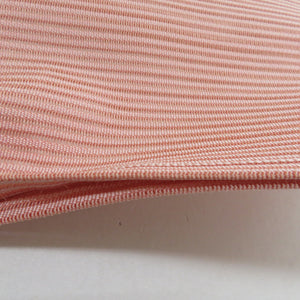 Nagoya Obi Pure Silk Gauge Light Pink Color Tailoring Rising Kimono Length 378cm Beautiful goods