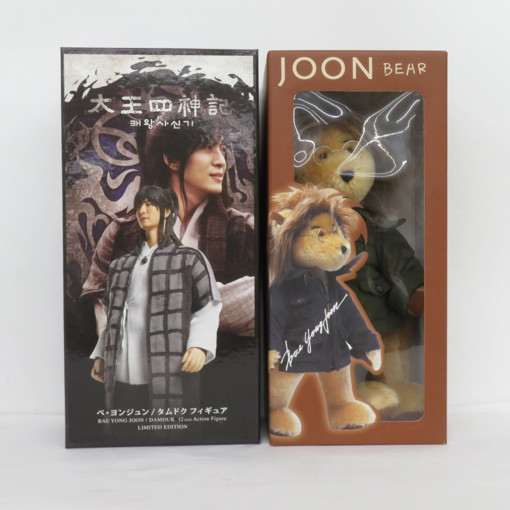 【セット売り】ペ・ヨンジュン 太王四神記 タムドク フィギュア/JOON BEAR セット フィギュア