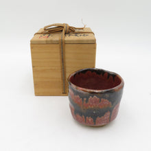 Load image into Gallery viewer, Seto Yaki Torayama Kiln Kiln Kisuzuki Souzuki Red Glazed Book with Box Nissho Exhibition Antique / Folk Crafts