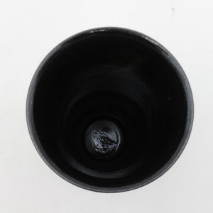 Kyoyaki Nishikawa Kakusa Kiln Kiln Salt Silver Gin Aya Kotoba Vase Black Silver Interior