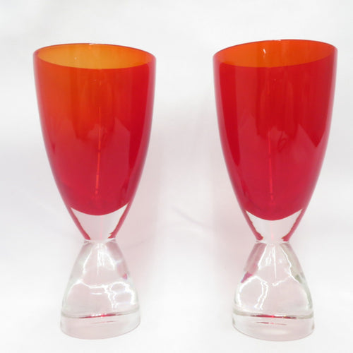 Royal Doulton ロイヤルドルトン グラス 食器 ペアグラス レッド 酒器 アルコールグラス