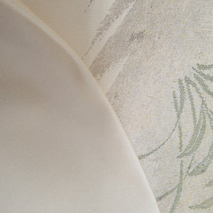 Nagoya Obi Pure Silk Karako pattern tailoring Taiko Taiko White x Blue x Brown Kimono Casual Nagoya Tailoring Length 361cm