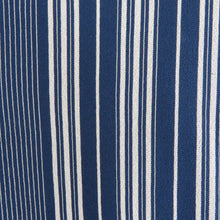 Load image into Gallery viewer, Komon Tokuchicho Akashi Akashi Chimi Vertical Striped Pure Blue Blue Blue X -gray Women&#39;s Summer Tailoring Light 154cm