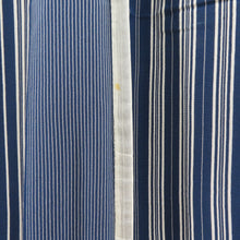 Load image into Gallery viewer, Komon Tokuchicho Akashi Akashi Chimi Vertical Striped Pure Blue Blue Blue X -gray Women&#39;s Summer Tailoring Light 154cm