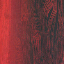 Load image into Gallery viewer, Single Kimono Wool / Polyester Koujin Red x Black Wood Home Pattern Bee Casual Casual Kimono 155cm