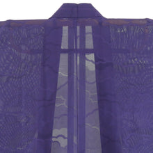 Load image into Gallery viewer, Haori Silk Gauze Summer purple cloud pattern kimono coat kimono 77cm