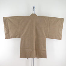 Load image into Gallery viewer, Men&#39;s kimono Tsumugi ensemble lined brown pure silk male men&#39;s tailoring men&#39;s tailoring kimono men&#39;s casual height 146cm