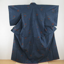 Load image into Gallery viewer, Tsumugi Kimono Oshima pongee 紺 一 一 一 一 一 一 一 一 一 一 一 一 一 一 一 身 身 身 身 がり