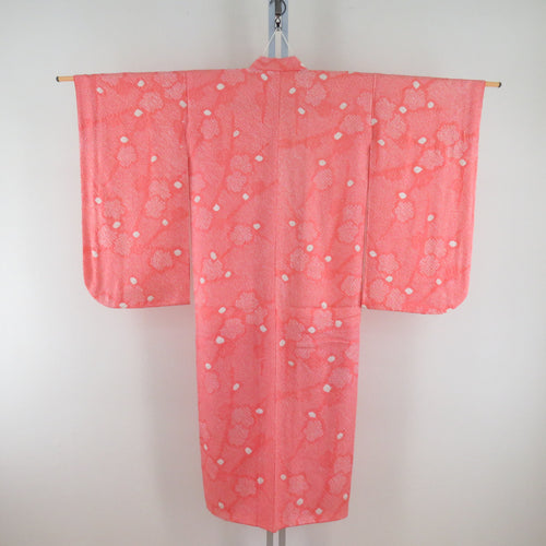 Children's kimono girls' squeezed Salmon pink color pink lined children girls casual